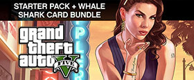 GRAND THEFT AUTO V: PREMIUM ONLINE EDITION & Whale Shark Card Bundle