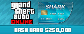 Grand Theft Auto Online: Tiger Shark Cash Card